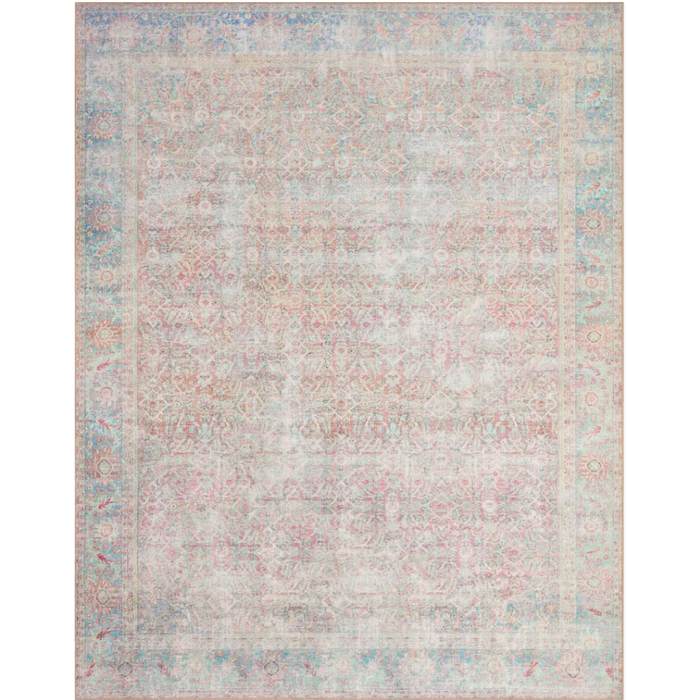 Wynter Rug - Red/Teal