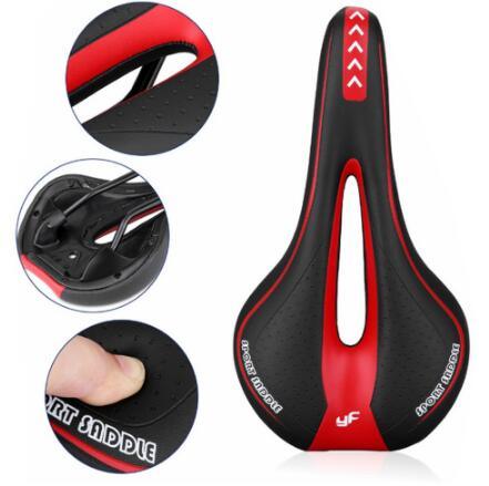 YAFEE Bicycle Saddle Comfortable Middle Hollow Out Bike Seat MTB Mountain Bike Cycling Soft Seat Cover Cushion - MyStoreLiving